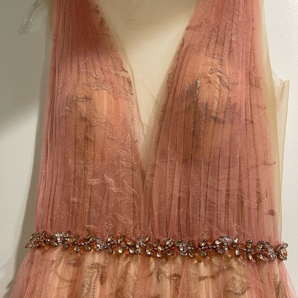 Modessa Couture Peach/Pink Prom Evening Gown  Size 6 Brand New with Tug - Picture 7 of 10